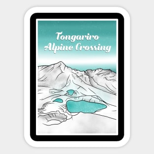 Tongariro Alpine Crossing Sticker